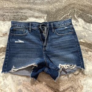 Calvin Klein Denim Distressed Women Shorts